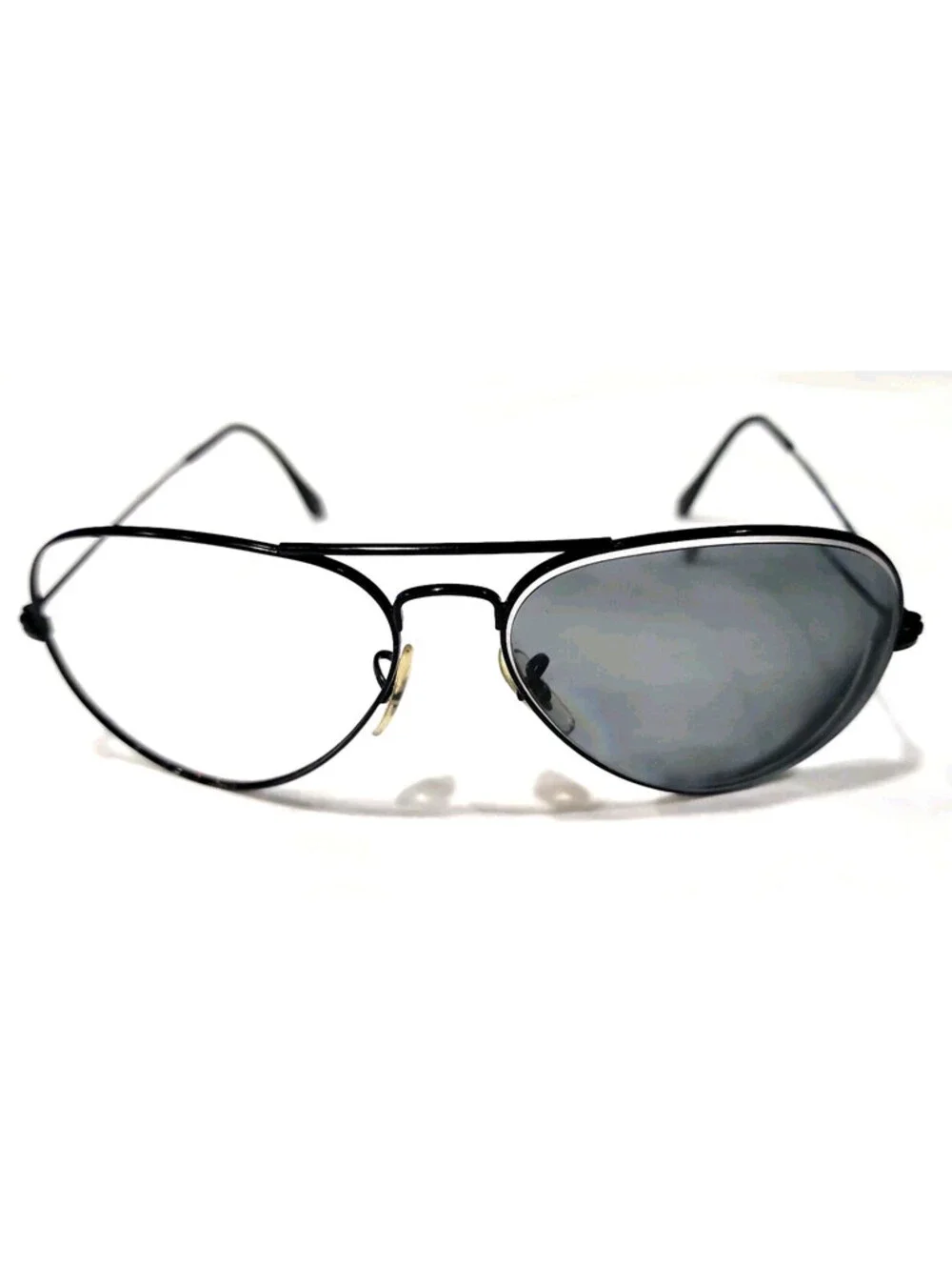 Ray Ban RB3025 L2823 No Lenses Aviator Black Sunglasses Frame 58-14 Italy